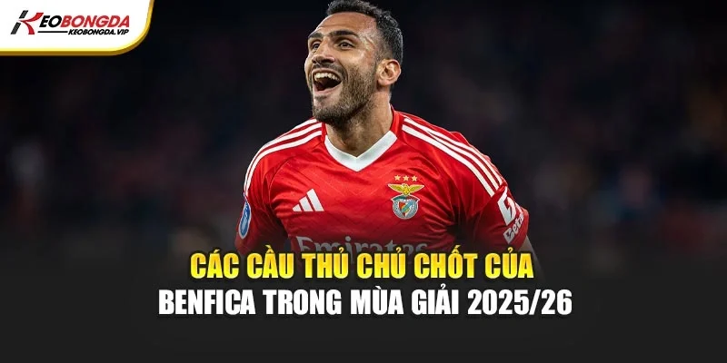Các cầu thủ chủ chốt của Benfica trong mùa giải 2025/26