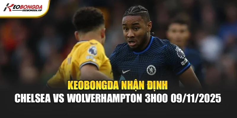 Kèo bóng đá Nhận Định Chelsea Vs Wolverhampton 3h00 ngày 09/11/2025