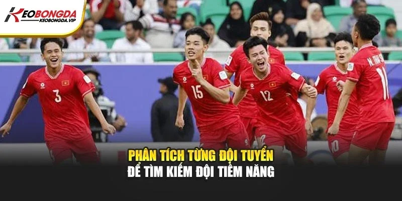 Phân tích từng đội tuyển để tìm kiếm đội tiềm năng