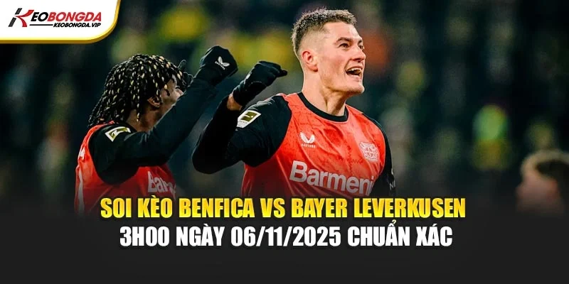 Soi kèo Benfica vs Bayer Leverkusen 3h00 ngày 06/11/2025 chuẩn xác