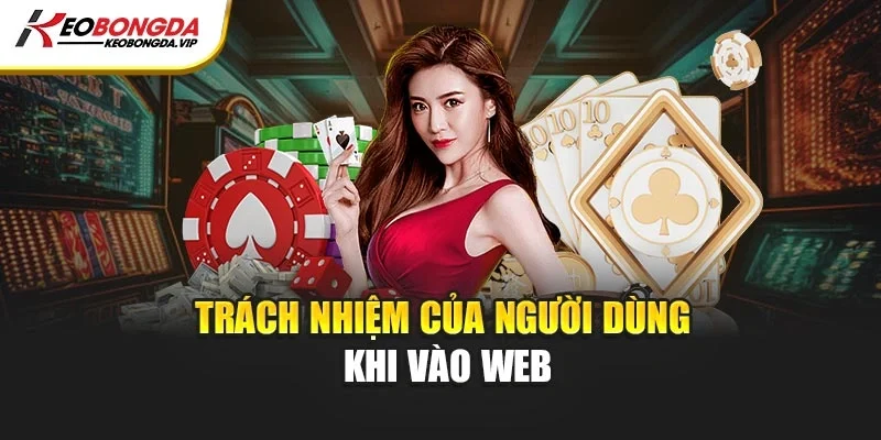 Trách nhiệm của người dùng khi vào web