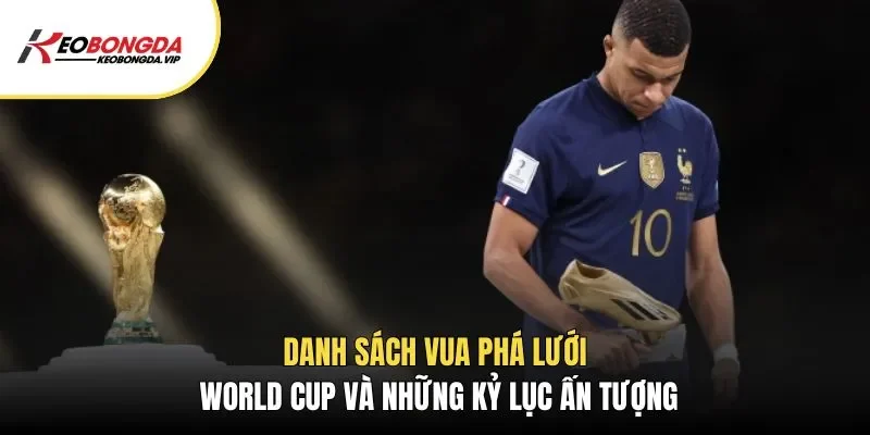 Danh Sách Vua Phá Lưới World Cup Và Những Kỷ Lục Ấn Tượng